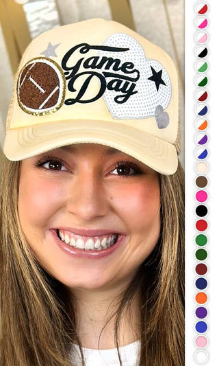 Game Day Football Patch Trucker Hat