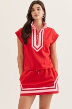 Solid Cap Sleeve Top
