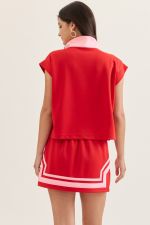 Solid Cap Sleeve Top