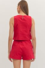 Colorblock Sleeveless Top