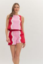 Colorblock Sleeveless Top