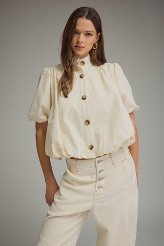 Puff Sleeve Bubble Top