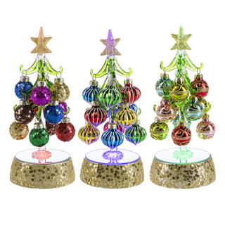 Light Up Christmas Tree Gold
