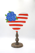 Heart Flower Flag