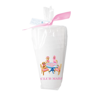 Mahjong Dogs Frosted Cups