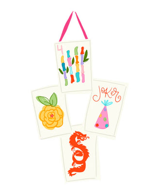 Mahjong Tiles Door Hanger