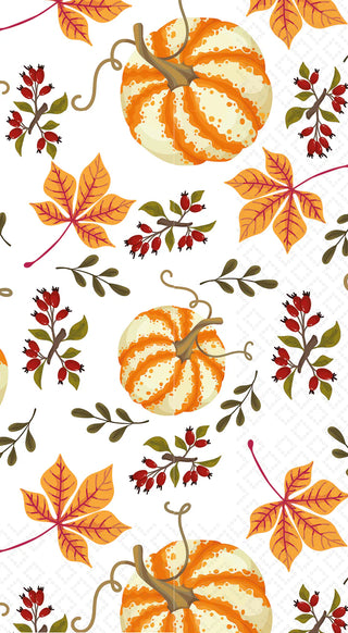 Scattered Pumpkin Guest Towel