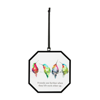 Hummers on a Wire Suncatcher