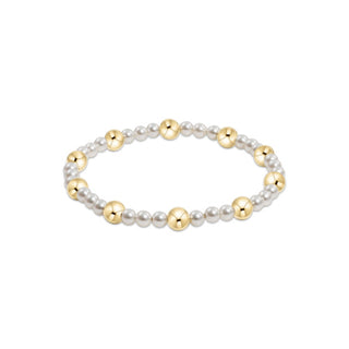 Pearl Sincerity Pattern Bead Bracelet