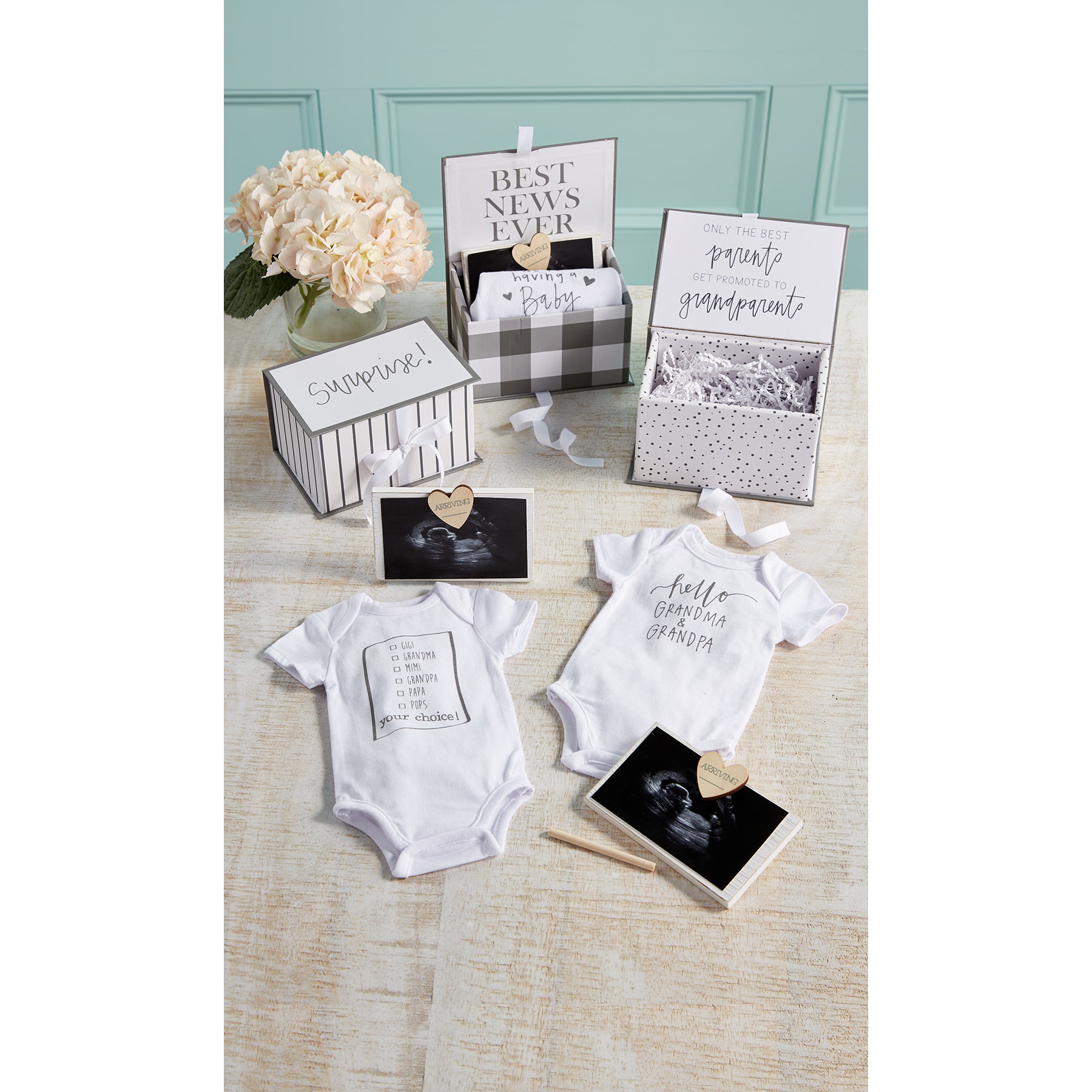 Hello Grandparent Baby Announcement