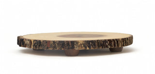 Acacia Bark Footed Server