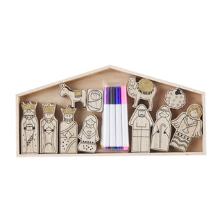 Color Yourself Nativity Set
