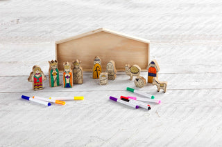 Color Yourself Nativity Set