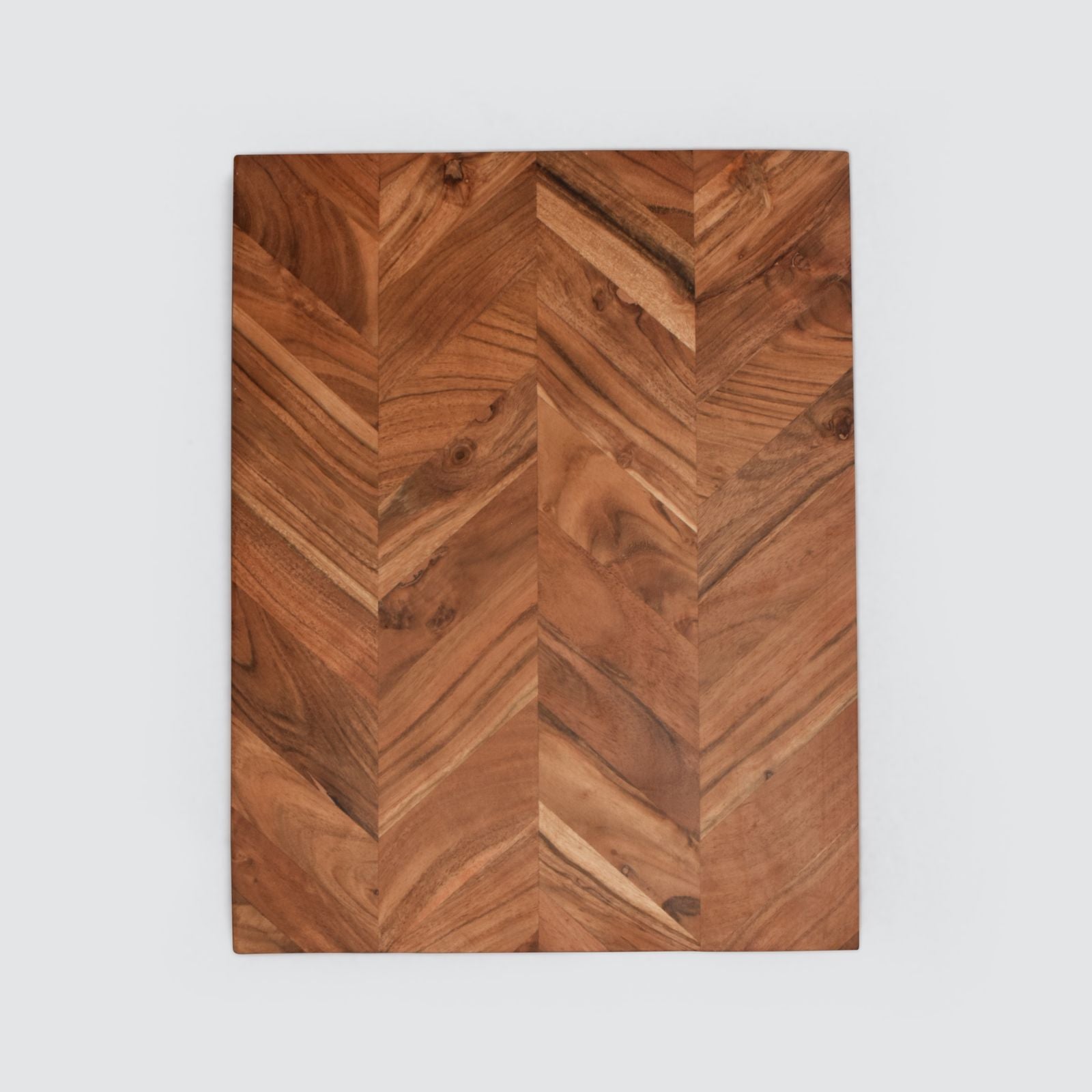 Herringbone Acacia Wood Serving Board