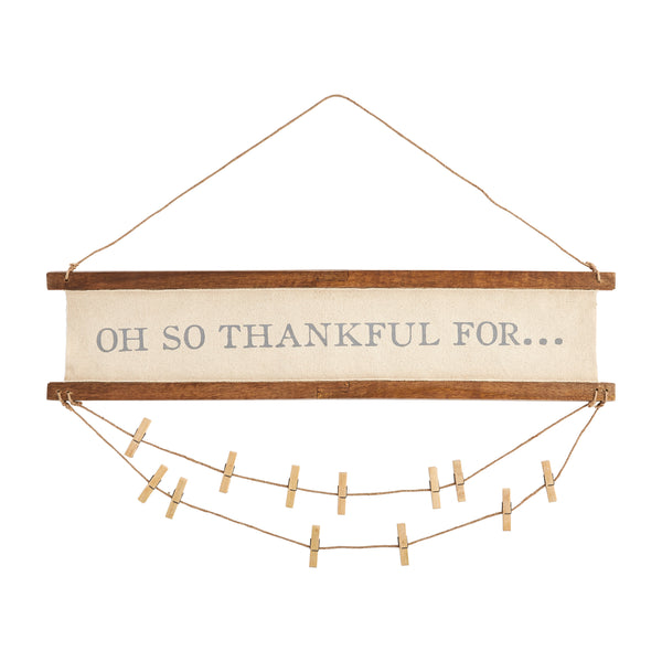 Thankful/Holiday Photo Card Hanger