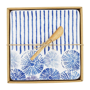 Sea Urchin Cheese Plate Set