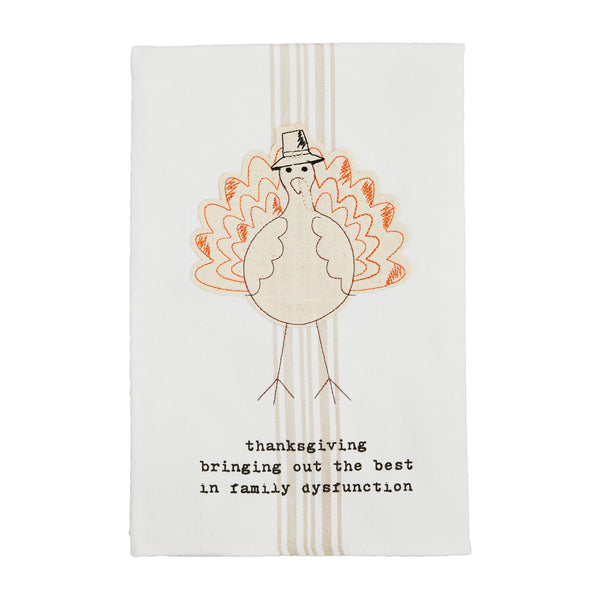 Thanksgiving Embroidered Towels