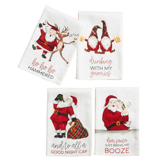 Drinking Christmas Tea Towel
