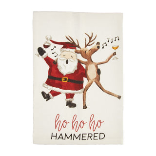 Drinking Christmas Tea Towel