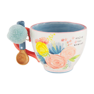Floral Latte Mug Set