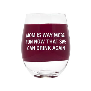 Drink Again Wine Glass