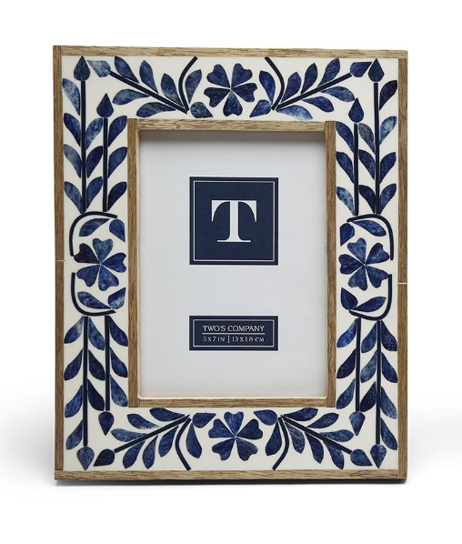 Blue Belle Bone Inlay Frames Briarwood Gifts