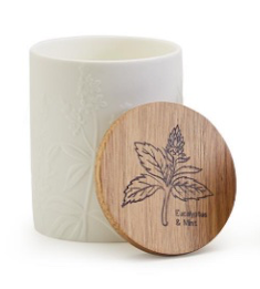 Herbal Scented Candle with Wooden Lid