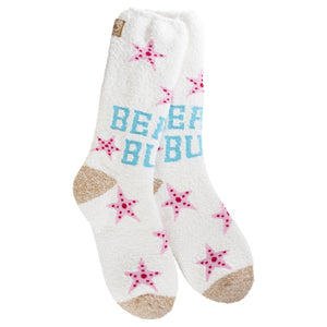 Beach Bum Cozy Crew Socks