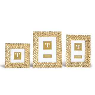 Gold Braided Photo Frames