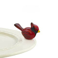 winter songbird (cardinal)