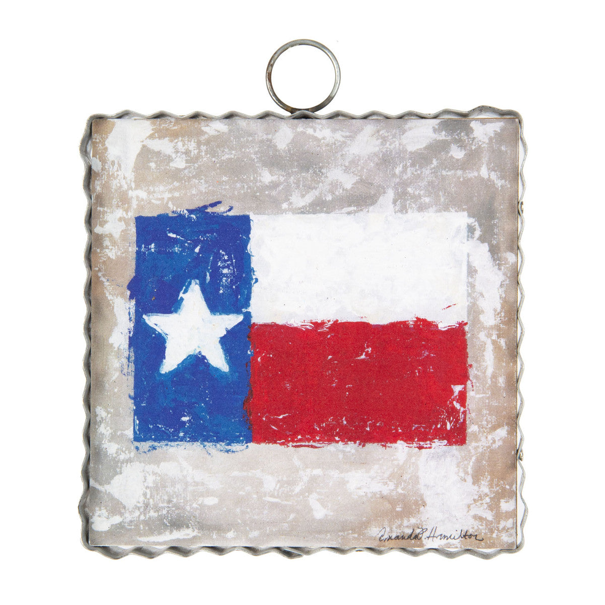Mini Texas Flag Print