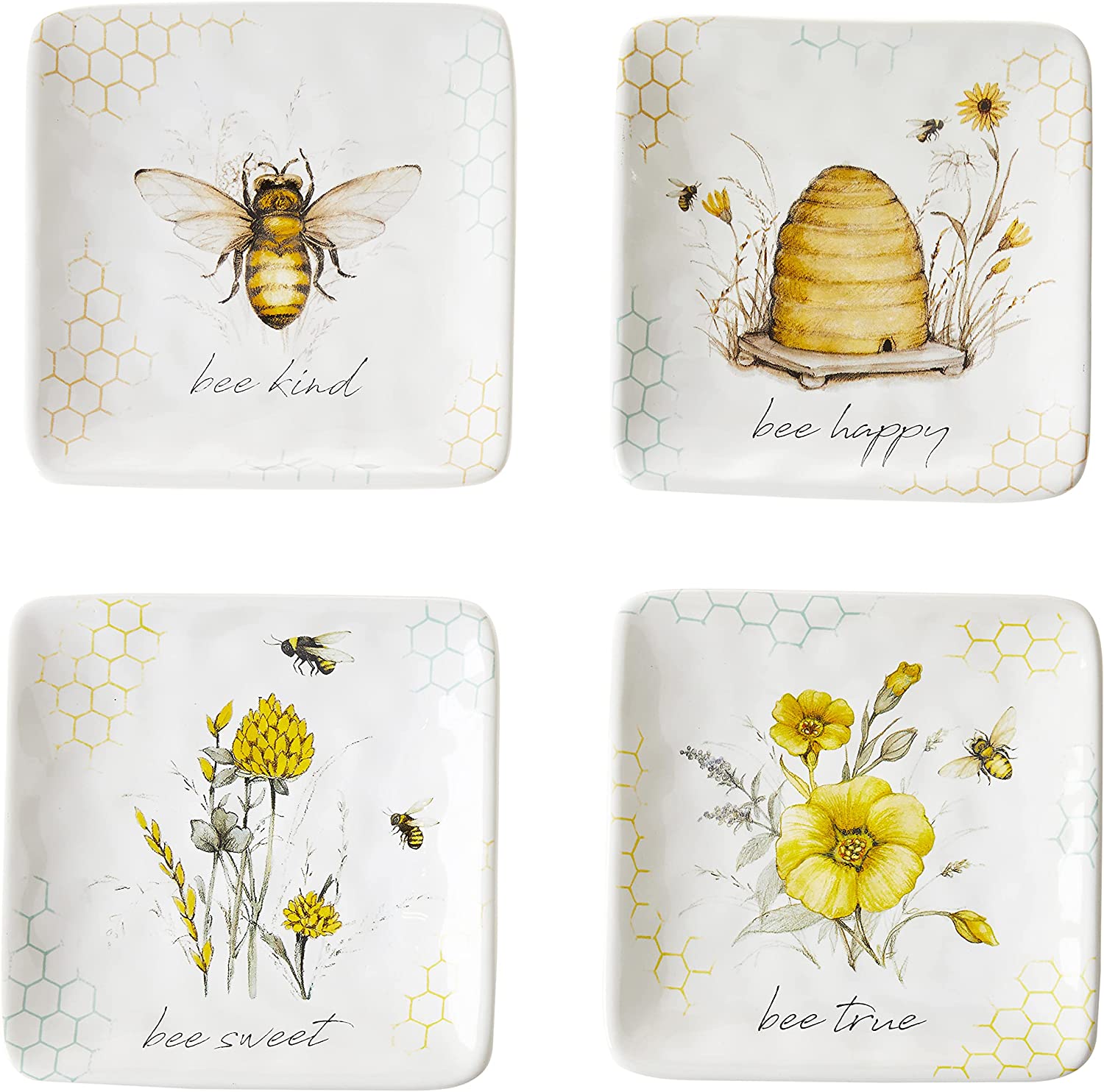 Bee Sweet Canape Plates