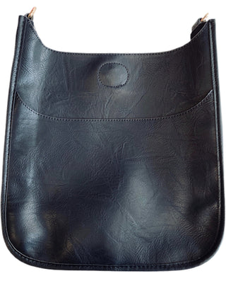 Black Vegan Messenger Bag