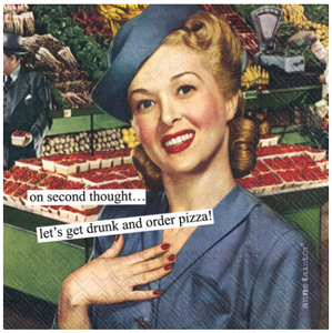 Pizza Cocktail Napkins