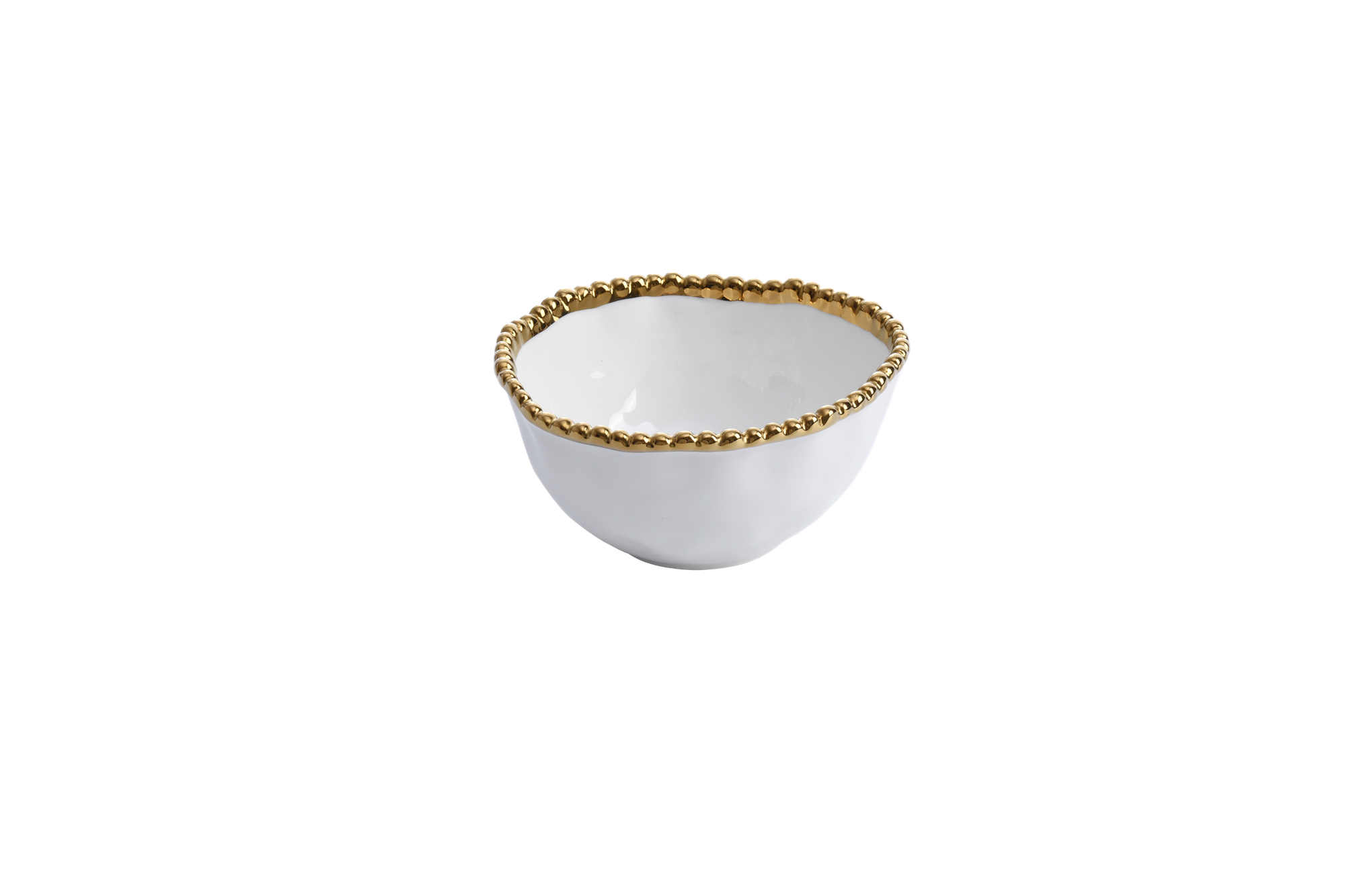 White/Gold Mini Bowl