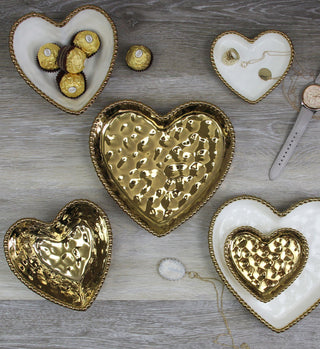 Gold Mini Heart Dish
