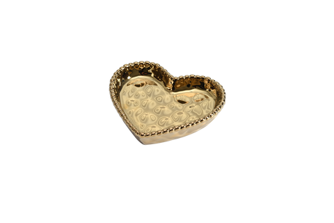Gold Mini Heart Dish