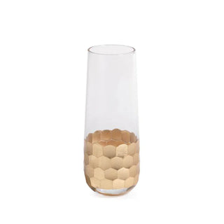 Fez Cut Stemless Champagne Flute