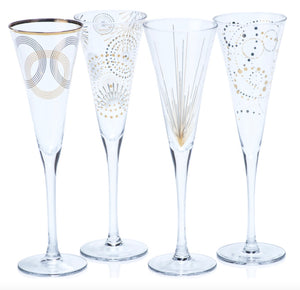 Sugar Plum Champagne Flute