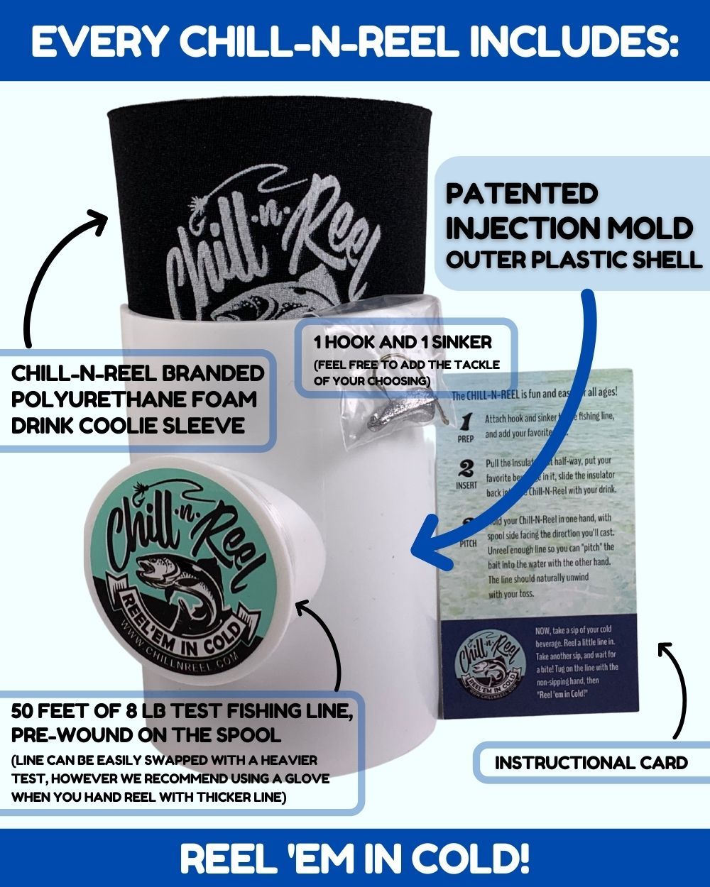 chill and reel fishing Original Chill-n-Reel – Briarwood Gifts