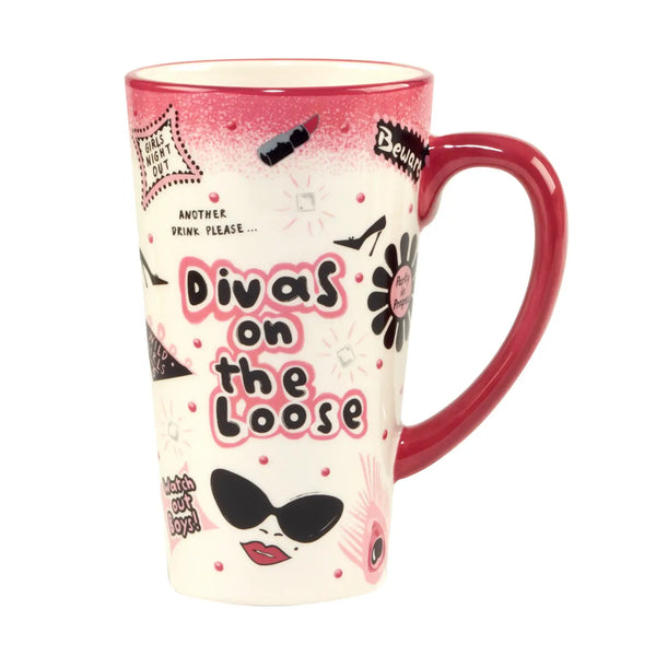 Divas on the Loose Latte Mugs
