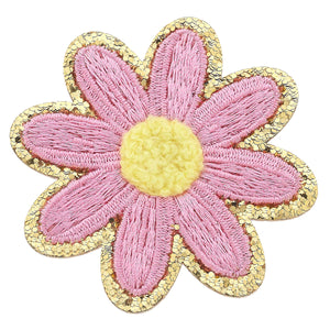 Stuck on You Large Chenille Glitter Flower Patch