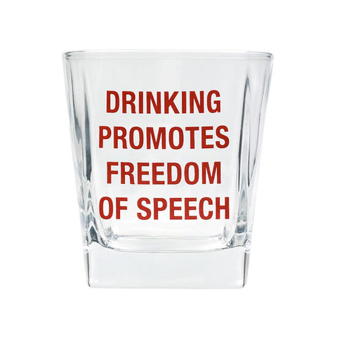 Freedom of Speech Rocks Glass