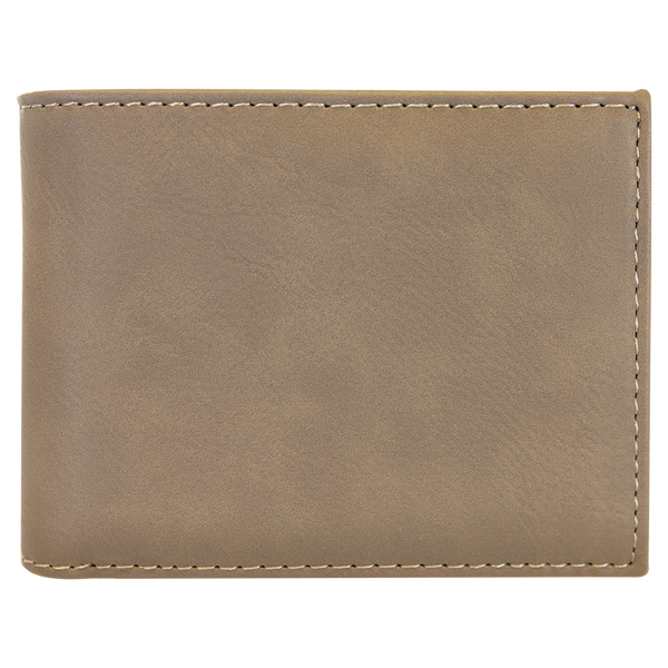 Leatherette Bi-Fold Wallet