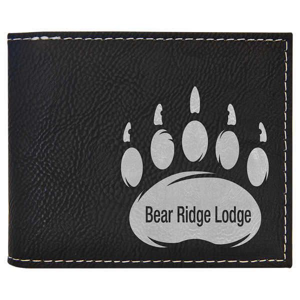 Leatherette Bi-Fold Wallet
