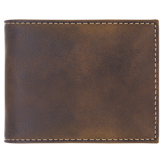 Leatherette Bi-Fold Wallet