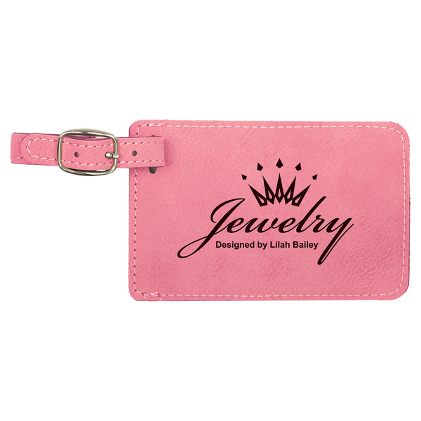 Leatherette Luggage Tag