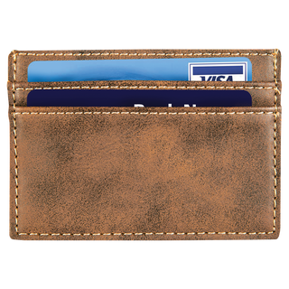 Leatherette Wallet Clip