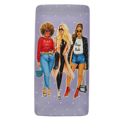 Girlfriends Small Rectangular Platter