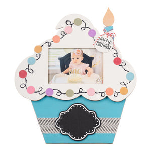Happy Birthday Cupcake Frame